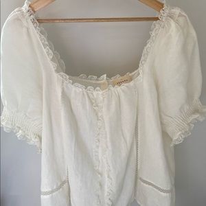 Sezane Frances Blouse Size 8 (Euro 40)